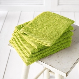 Waschlappen De Witte Lietaer Helene Lime-Punch (6er Set)