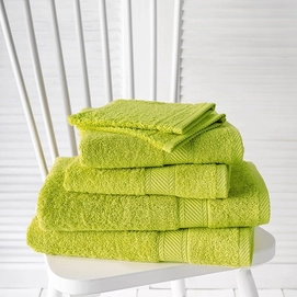 Set De Witte Lietaer Helene: 2 Teli doccia / 2 Manopole bagno / 2 Asciugamani, Verde Lime Punch