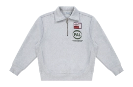 Pull Demi-Zip PAL Sporting Goods Homme Company Light Grey