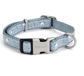 Halsband Beeztees Bones Blauw