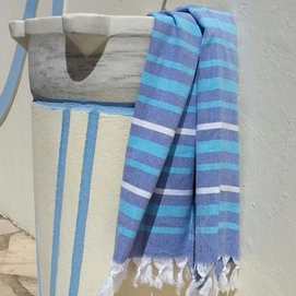Serviette Hammam ZusenZomer Ibiza XL Turquoise