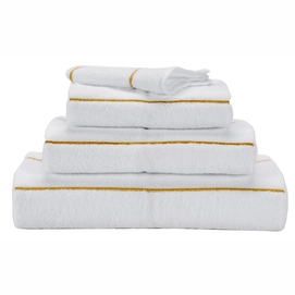 White and gold towels deals