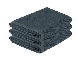 Badhanddoek Playwater Antraciet (set van 3)