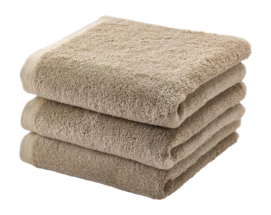 Handdoek Aquanova London Almond (Set van 3)