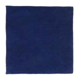 Handdoek ASA Selection Kitchen Textiles Cotton Cloth Knitted Deep Blue (Set van 2) - 30 x 30 cm