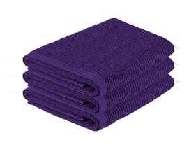 Badhanddoek Playwater Paars (set van 3)