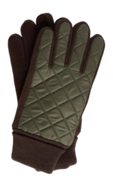 Gloves Barbour Men Magnus Quilt Forest/Brown