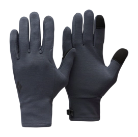 Handschoen Black Diamond Unisex Midweight Wool Liners Charcoal