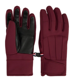 Handschoen Fusalp Women Glacier Glove Acajou/Noir PrimaLoft