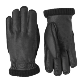 Handschoen Hestra Men Deerskin Primaloft Rib Black