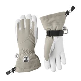 Handschoen Hestra Women Heli Ski Female Khaki/Offwhite
