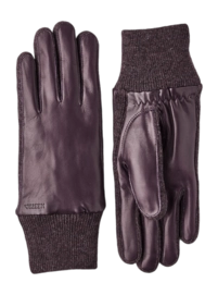 Handschoen Hestra Women Jeanne Dark plum