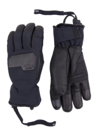 Handschoen KJUS Men Leather Glove Black Regular Fit