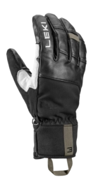 Handschoen Leki Unisex Montera Pro GTX Black White Burntolive