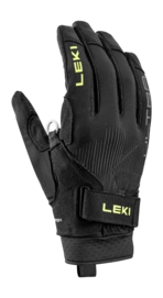 Handschoen Leki Unisex Ultratrail TR Black/Neon Yellow