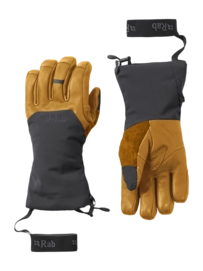 Handschoen Rab Men Guide GTX Gauntlets Black Tan