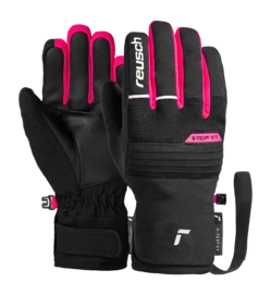 Handschoen Reusch Kids Benji R-TEX XT Junior Black / White / Pink Glo R-LOFT