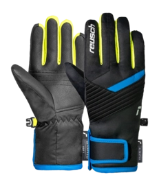 Handschoen Reusch Kids Dan R-TEX XT Junior Black / Brilliant Blue / Safety Yellow