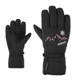 Handschoen Ziener Girls Lailla Z AS Black Junior Girls AQUASHIELD