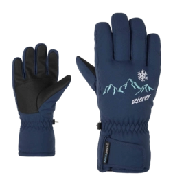 Handschoen Ziener Girls Lailla Z AS Junior Girls Dark Navy Aquashield