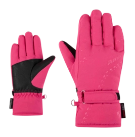 Handschoen Ziener Girls Lamonia Z PR Pop Pink Junior Girls PrimaLoft Gold