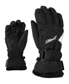 Handschoen Ziener Girls Lariah Z GTX Black Junior GORE-TEX