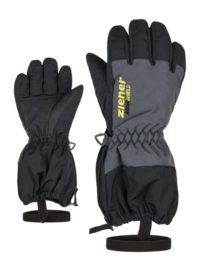 Handschoen Ziener Kids Levio Z AS Mini Black AQUASHIELD