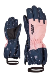 Handschoen Ziener Kids Levio Z AS Mini Snowcrystal Print AQUASHIELD