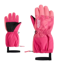 Handschoen Ziener Kids Levio Z AS Mini Tie Dye Pop Pink AQUASHIELD