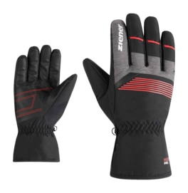 Handschoen Ziener Men Gevin Z Black Red Thermoshield