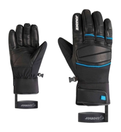 Handschoen Ziener Men Gomin Z AS Black Persian Blue AQUASHIELD
