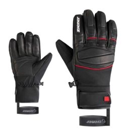 Handschoen Ziener Men Gomin Z AS Black Red AQUASHIELD