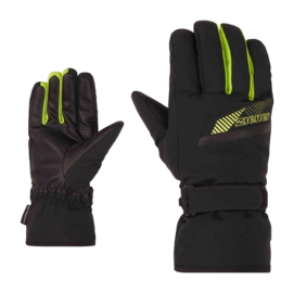 Handschoen Ziener Men Gordanus Z AS Black Lime AQUASHIELD