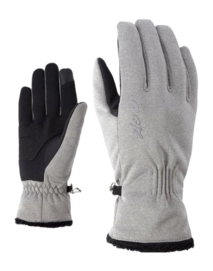Handschoen Ziener Women Ibrana Z Touch Grey Melange ZIENER WINDSHIELD