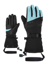 Handschoen Ziener Women Kalice Z AS Black River Blue AQUASHIELD
