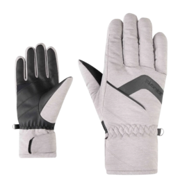 Handschoen Ziener Women Karion Z AS Light Mélange AQUASHIELD