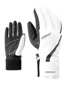 Handschoen Ziener Women Kitty Z AS White AQUASHIELD