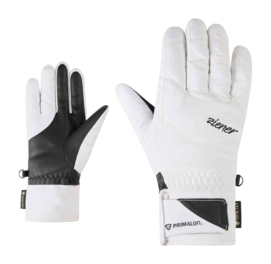 Handschoen Ziener Women Klenn Z GTX PR White PrimaLoft Gold