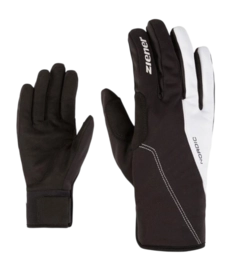 Handschoen Ziener Women Ultimana Z PR Black White PrimaLoft Gold