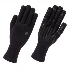 Gants de Cyclisme AGU Merino Knit Waterproof Noir-M