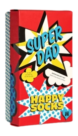 Happy Socks 3-Pack Super Dads Gift Set Red