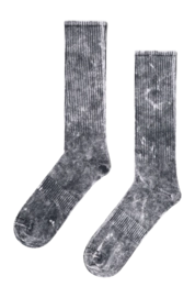 Happy Socks Unisex Acid Wash Sneaker Black