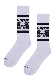 Happy Socks Unisex Anime Stripe Sneaker White