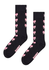 Happy Socks Unisex Bow Black