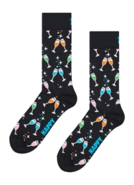 Happy Socks Unisex Cheers Black