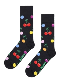 Happy Socks Unisex Cherry Black