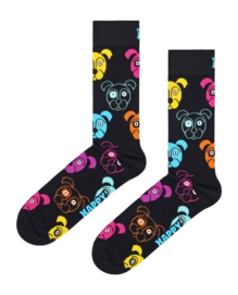 Happy Socks Unisex Dog Black