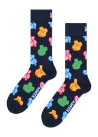 Happy Socks Unisex Dog Navy