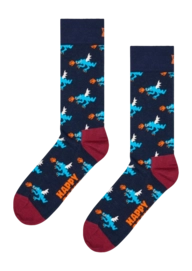 Happy Socks Unisex Dragon Navy