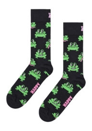 Happy Socks Unisex Frog Black